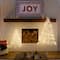 4ft. Pre-Lit Artificial White Starburst Tree, Fairy Warm White LED Lights